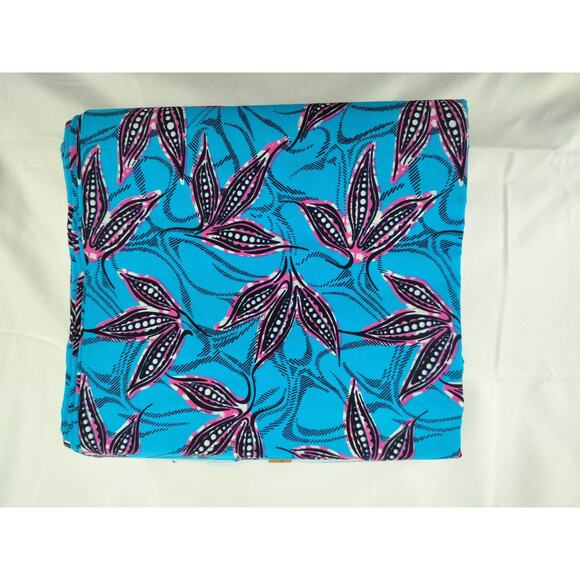 Fabric African Printed Multicolors 100% Cotton-Sold per the Yard - Picture 5 of 5